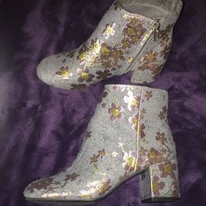 Brocade booties